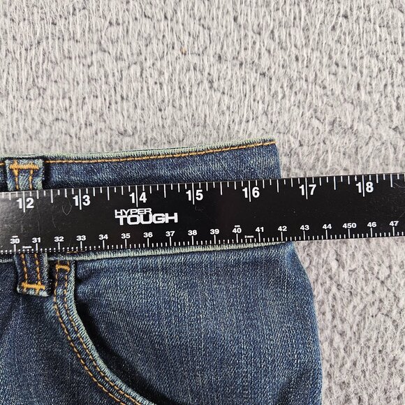 Bulwark FR Jeans Women 10 33x33 Blue High Rise Straight Flame Resistant Curvy - Picture 9 of 16